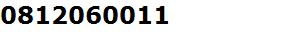 0812060011